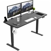 Estação de trabalho de mesa vertical VIVO Electric DESK-KIT-1B6B preta
