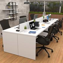 Estação De Trabalho Escritório 1200x600 6 Lugares Netmobil