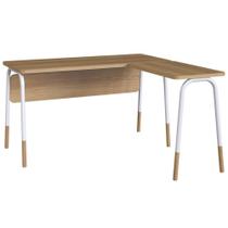 Estação De Trabalho Flexus 136cm - Hanover E Branco Estação De Trabalho Flexus 136cm - Hanover E Branco