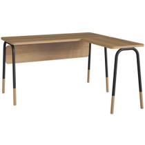 Estação De Trabalho Flexus 136cm - Hanover E Nero