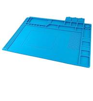 Estação De Trabalho Manta Antiestática Silicone Bancada Azul - Pop Shope Estação De Trabalho Manta Antiestática Silicone Bancada Azul - Pop Shope