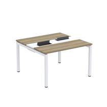 Estação de Trabalho Mesa Plataforma Escritório Dupla para 2 Pessoas com Caixa de Tomada PDC Estação de Trabalho Mesa Plataforma Escritório Dupla para 2 Pessoas com Caixa de Tomada PDC