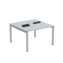 Estação de Trabalho Mesa Plataforma Escritório Dupla para 2 Pessoas com Caixa de Tomada PDC Estação de Trabalho Mesa Plataforma Escritório Dupla para 2 Pessoas com Caixa de Tomada PDC