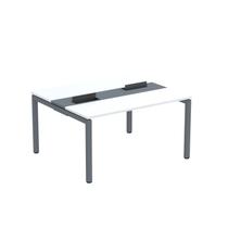 Estação de Trabalho Mesa Plataforma Escritório Dupla para 2 Pessoas com Caixa de Tomada PDC Estação de Trabalho Mesa Plataforma Escritório Dupla para 2 Pessoas com Caixa de Tomada PDC