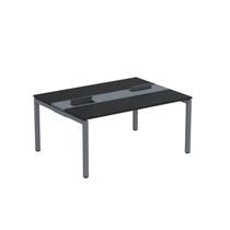 Estação de Trabalho Mesa Plataforma Escritório Dupla para 2 Pessoas com Caixa de Tomada PDC Estação de Trabalho Mesa Plataforma Escritório Dupla para 2 Pessoas com Caixa de Tomada PDC