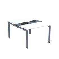 Estação de Trabalho Mesa Plataforma Escritório Dupla para 2 Pessoas com Caixa de Tomada PDC Estação de Trabalho Mesa Plataforma Escritório Dupla para 2 Pessoas com Caixa de Tomada PDC