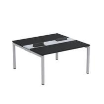 Estação de Trabalho Mesa Plataforma Escritório Dupla para 2 Pessoas com Caixa de Tomada PDC Estação de Trabalho Mesa Plataforma Escritório Dupla para 2 Pessoas com Caixa de Tomada PDC