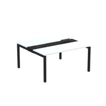 Estação de Trabalho Mesa Plataforma Escritório Dupla para 2 Pessoas com Caixa de Tomada PDC Estação de Trabalho Mesa Plataforma Escritório Dupla para 2 Pessoas com Caixa de Tomada PDC