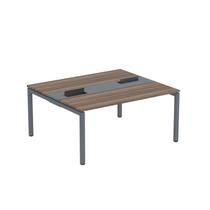 Estação de Trabalho Mesa Plataforma Escritório Dupla para 2 Pessoas com Caixa de Tomada PDC Estação de Trabalho Mesa Plataforma Escritório Dupla para 2 Pessoas com Caixa de Tomada PDC