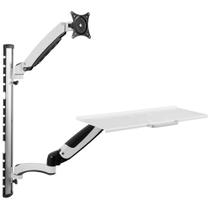 Estação de Trabalho Sit-Stand VIVO - Montagem na Parede - Branca (STAND-SIT1KW)