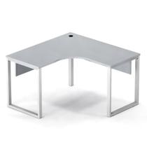 Estação de Trabalho Tubular P25 Pandin 1,35x1,35 M Cinza Cristal