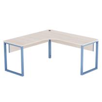 Estação de Trabalho Tubular P25 Pandin 1,451,45 M Casablanca e Azul Dali Estação de Trabalho Tubular P25 Pandin 1,451,45 M Casablanca e Azul Dali