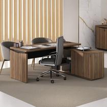 Estação gerência connect ii - y37 connect - nogal/preto 6295 Estação gerência connect ii - y37 connect - nogal/preto 6295