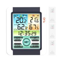 Estação Meteorológica Digital Interna E Externa Com Relógio, Barômetro, Termômetro, Higrômetro E