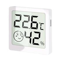Estação Meteorológica Digital Mini Para Uso Interno E Externo, Medidor De Umidade E Temperatura LCD