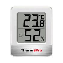 Estação Meteorológica Interna Mini ThermoPro TP49, Termômetro E Higrômetro, Monitor De Umidade Estação Meteorológica Interna Mini ThermoPro TP49, Termômetro E Higrômetro, Monitor De Umidade
