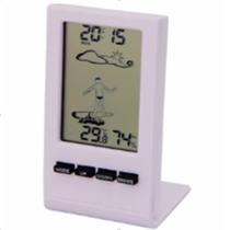 Estacao metereologica relogio higrometro termometro previsao tempo umidade despertador mesa