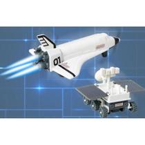 Estação solar educativo robotico kit 3 em 1 aviao especial brinquedo com placa solar de energia