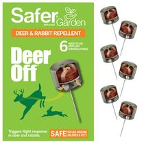 Estacas à Prova d'Água para Repelente de Veados Safer - Kit com 6 Unidades
