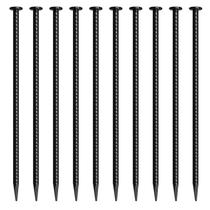 Estacas de Acero Corrugado MSWY 40 cm Paquete de 10 Anclajes Resistentes para Suelo