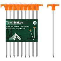 Estacas de Anclaje FEED GARDEN 18 cm Aço Galvanizado Pacote com 10 Estacas de Anclaje FEED GARDEN 18 cm Aço Galvanizado Pacote com 10