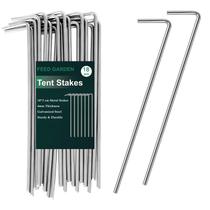 Estacas de Anclaje FEED GARDEN Kit com 18 Unidades 18 cm Aço Galvanizado