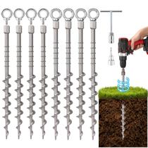 Estacas de Ancoragem Keltrion 35 cm em Alumínio para Barraca, 8 Peças Estacas de Ancoragem Keltrion 35 cm em Alumínio para Barraca, 8 Peças