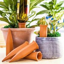 Estacas De Autoirrigação Para Plantas Em Terracota, 2 Pacotes, Sistema De Irrigação Automática Para Estacas De Autoirrigação Para Plantas Em Terracota, 2 Pacotes, Sistema De Irrigação Automática Para