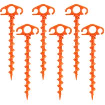 Estacas de barraca Estacas de areia para barraca de praia Spiral Anchor 24 cm (6)