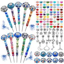 Estacas de jardim de Natal Silipull 35,5 cm com 180 miçangas, 10 unidades Estacas de jardim de Natal Silipull 35,5 cm com 180 miçangas, 10 unidades