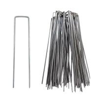 Estacas De Jardim Galvanizadas Em Forma De U Para Cerca, Tubos, Pinos De Grama, Espinhos De