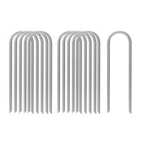 Estacas de Jardín AAGUT de Metal 30 cm para Riego por Goteo en Carpas 100 unidades