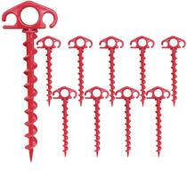 Estacas de tenda COBARYEN, pacote com 10 pinos em espiral de nylon de 24 cm Estacas de tenda COBARYEN, pacote com 10 pinos em espiral de nylon de 24 cm