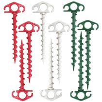Estacas de tenda em espiral COBARYEN, 24 cm, pacote com 9 unidades Estacas de tenda em espiral COBARYEN, 24 cm, pacote com 9 unidades
