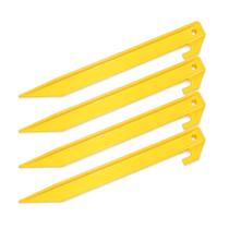 Estacas de tenda Hikemax, pacote com 30, plástico de 23 cm, resistentes