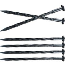 Estacas espirais de fixação para paisagismo Yowlieu 20 cm nylon 30 peças Estacas espirais de fixação para paisagismo Yowlieu 20 cm nylon 30 peças