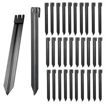 Estacas para Bordes de Paisaje UltiTeque Metal Negro 30 Piezas 25 cm