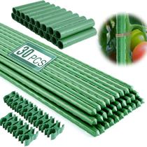 Estacas para Jardim Fabulas 41 cm Metal Revestido com Plástico Pacote com 30