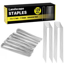 Estacas para jardim HongWay 30 cm calibre 11 galvanizadas 120 peças Estacas para jardim HongWay 30 cm calibre 11 galvanizadas 120 peças