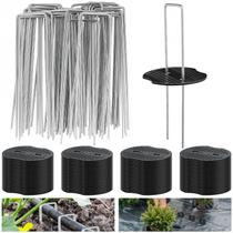 Estacas para jardim Ysglory 200 peças 15 cm pinos galvanizados