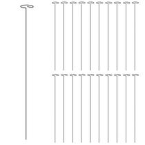 Estacas para Plantas de Jardín vidaXL en Acero Verde Oscuro 24x2.4 cm Paquete de 20