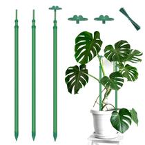 Estacas para Plantas Extensíveis de Fibra de Vidro BOVITRO 45-107 cm Pacote com 3 Estacas para Plantas Extensíveis de Fibra de Vidro BOVITRO 45-107 cm Pacote com 3