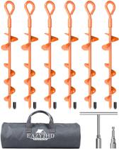 Estacas para Tienda Eazy2hD Juego de 6 Anclajes Resistentes para Suelo de 38 cm