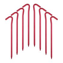 Estacas para Tienda Hikemax de Aluminio 7075 de 7 cm - Paquete de 20 con Funda