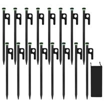 Estacas para Tienda HOLANHING de Acero Forjado 20 cm Resistente, Paquete de 16