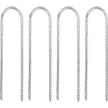 Estacas para trampolim NotiGat 30 cm, reforçadas, em formato de U, 4 peças Estacas para trampolim NotiGat 30 cm, reforçadas, em formato de U, 4 peças