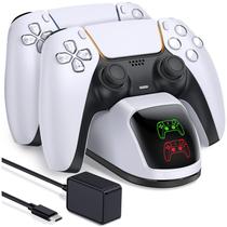 Estación de carga Fegliea para controladores PS5 de Playstation 5 - Blanco