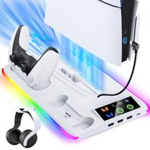 Estación de Refrigeración y Carga BRHE para PS5/Slim/Pro + Accesorios