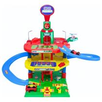 Estacionamento Super Parking Maptoy com Carrinhos e Helicóptero Infantil Estacionamento Super Parking Maptoy com Carrinhos e Helicóptero Infantil