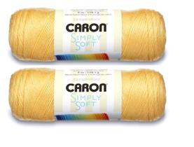 Estambre Caron Simply Soft Solids Sunshine 170 g (Paquete de 2) Estambre Caron Simply Soft Solids Sunshine 170 g (Paquete de 2)